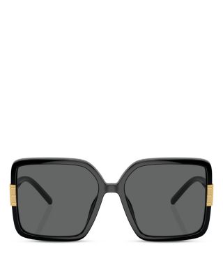 Flat Eleanor Square Sunglasses, 57mm