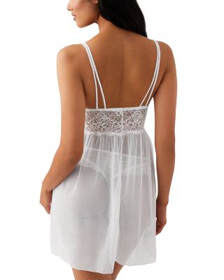 It&#39;s On Mesh Lace Chemise