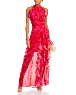 Sleeveless Ruffled Maxi Dress - Exclusive