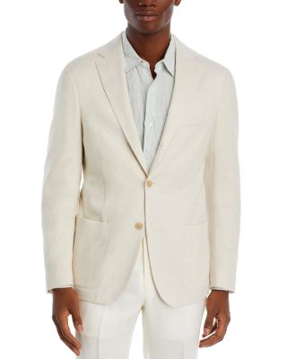 Eleventy - Linen & Cotton Jersey Unstructured Slim Fit Sport Coat