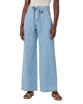 Hudson - Tie Waist Wide Leg Jeans in First Class