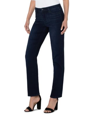 Sadie Mid Rise Straight Jeans in Halifax