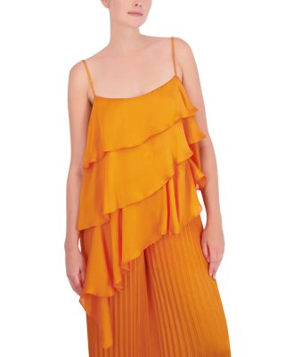 Bcbgmaxazria Sleeveless Tiered Blouse