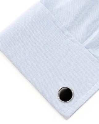 Round Onyx Cufflinks