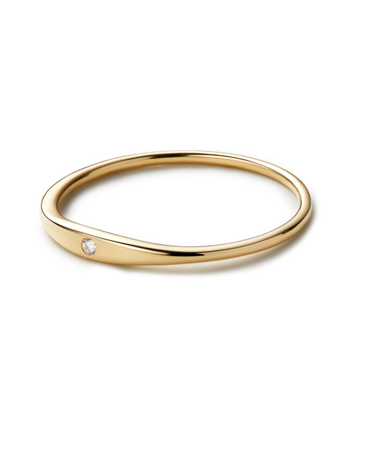 10K Gold Lab Grown Diamond Signet Ring