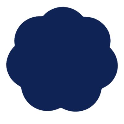 Scalloped Lacquer 13" Placemats, Set of 4