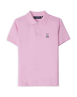 Psycho Bunny Unisex Classic Pique Polo Shirt - Little Kid, Big Kid