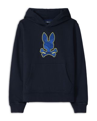 Psycho Bunny - Unisex Lenox Embroidered Logo Hoodie - Little Kid, Big Kid