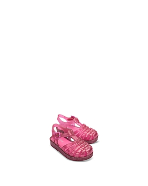 Mini Melissa Kids' Girls' Mini Posfin Sandals - Toddler In Glitter Pink