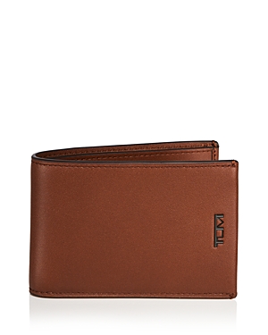 Tumi Nassau Leather Slim Bifold Wallet In Brown