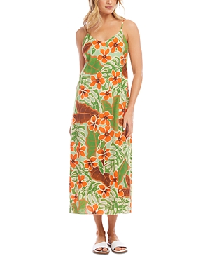 Shop Karen Kane Floral Midi Dress In Print