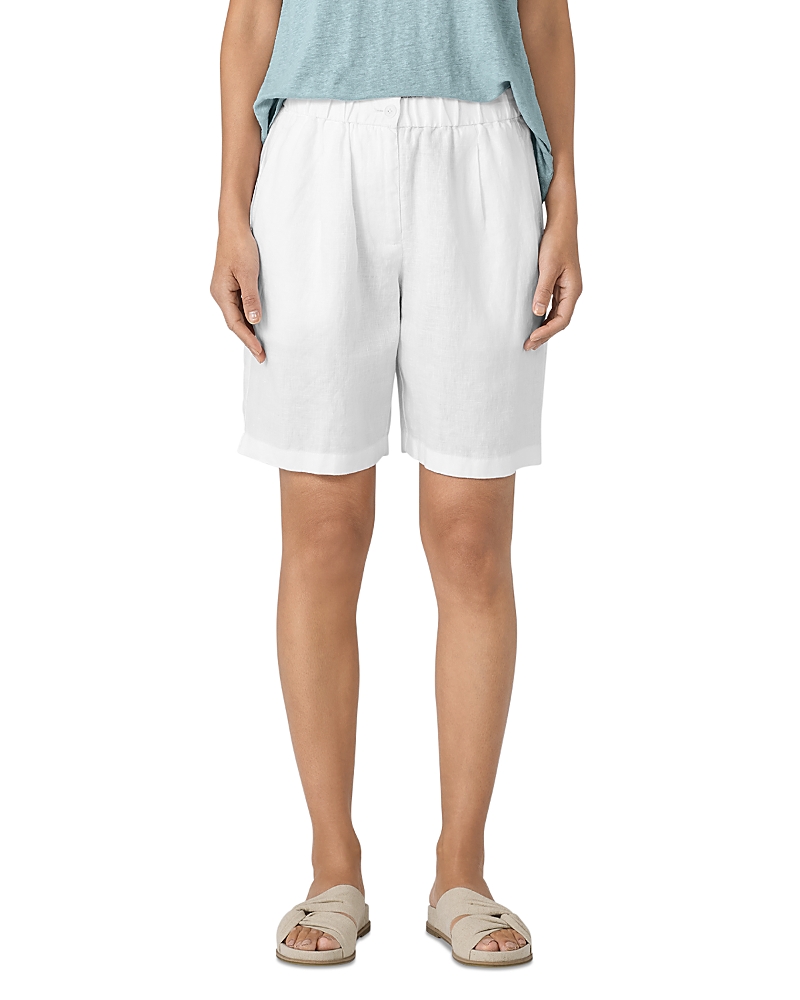 Eileen Fisher Easy Fit Linen Shorts
