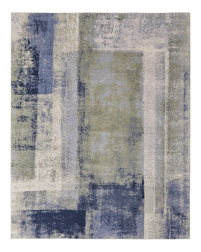 Shop Feizy Clio Clo39k3f Area Rug, 5' X 7'6 In Blue/green