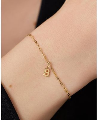 10K  Gold Letter Bracelet