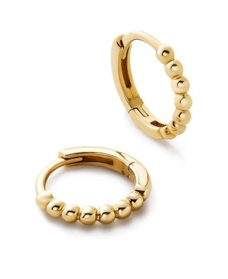 Ana Luisa - 10K Gold Bead Huggie Hoops