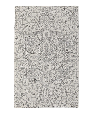 Feizy Belfort 8698778f Area Rug, 8' X 10' In Ivory/charcoal