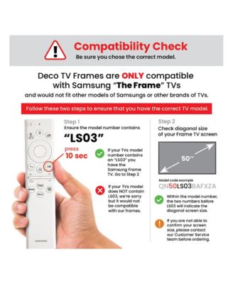 Frame For Samsung The Frame TV 2021-2025