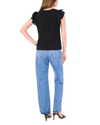 Tiered Ruffle Sleeve Tee