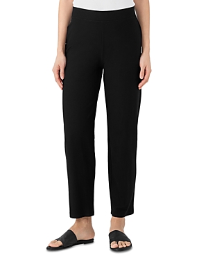 Eileen Fisher Slim Ankle Pants In Black