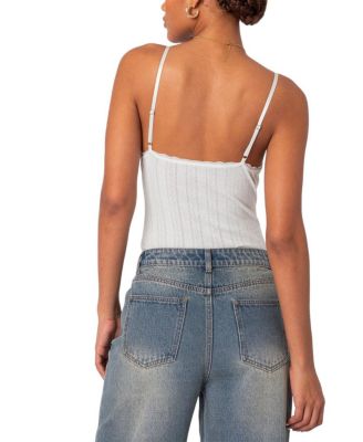 Krysten Lacey Pointelle Bodysuit Top