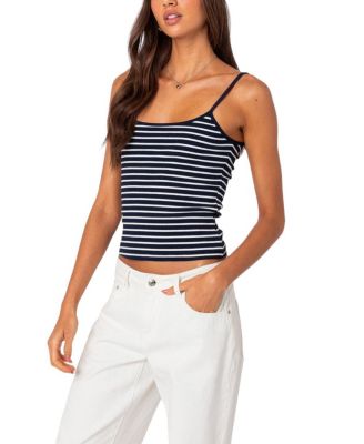 Gretta Striped Ribbed Tank Top