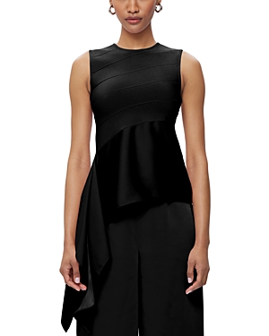 Shop Herve Leger Everly Top In Black