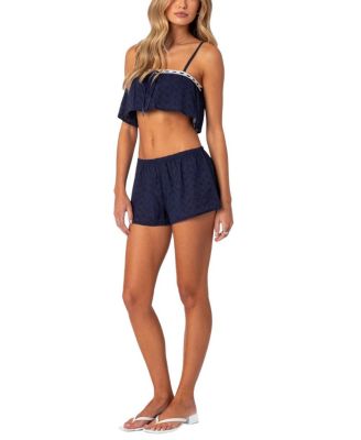 Edan Eyelet Crop Top