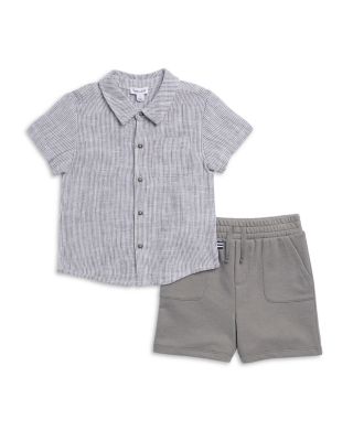 Splendid - Boys' Toes in the Sand Button Front Shirt & Shorts Set - Little Kid, Big Kid