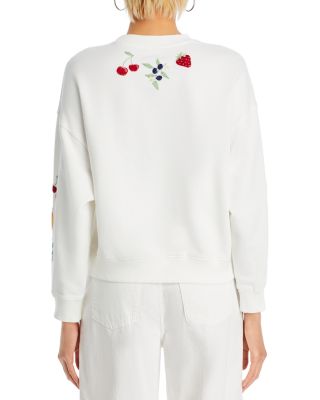 Fruit Embroidered Sweatshirt - Exclusive