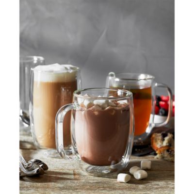 Sorrento Plus Coffee Glass Mug, Set of 8
