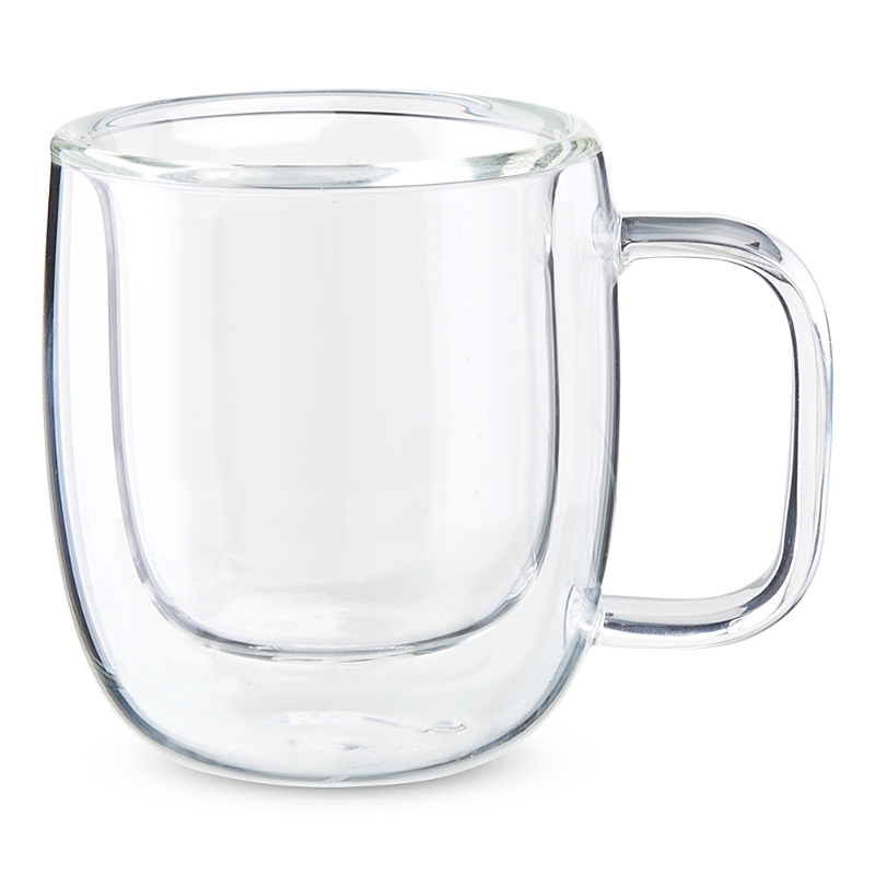 Zwilling Zwiling J. A. Henckels Sorrento Plus Espresso Glass Mug, Set Of 2 In Transparent