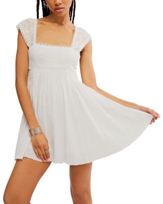 heartland embroidered dress Baltic Born Womens Eleanor Embroidered Midi Dress | Cream Floral main image 1
