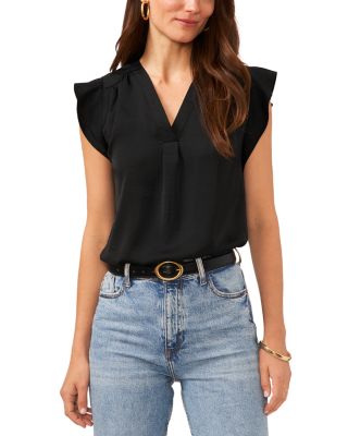 VINCE CAMUTO - Ruffle Sleeve Top