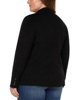 Plus Super Stretch Ponte Blazer