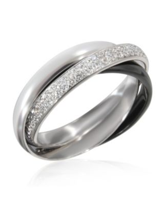 Pre-Owned Cartier - Trinity 18K White Gold Fashion Ring