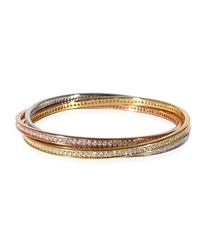 Trinity 18K 3 Tone Gold Bracelet