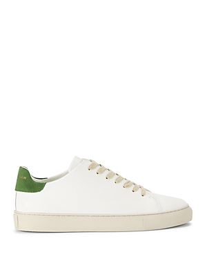 Shop Kurt Geiger Men's Lennon Sneakers In Open White/green