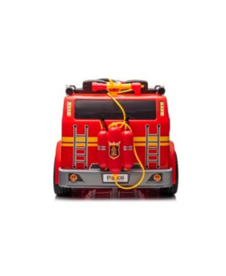 24V Fire Truck 2-Seater Ride On Toy - Ages 3-8 Years
