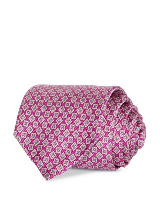David Donahue Silk Classic Medallion Tie