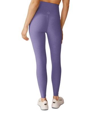 Spacedye Caught In The Midi High Waisted Legging in Indigo Heather