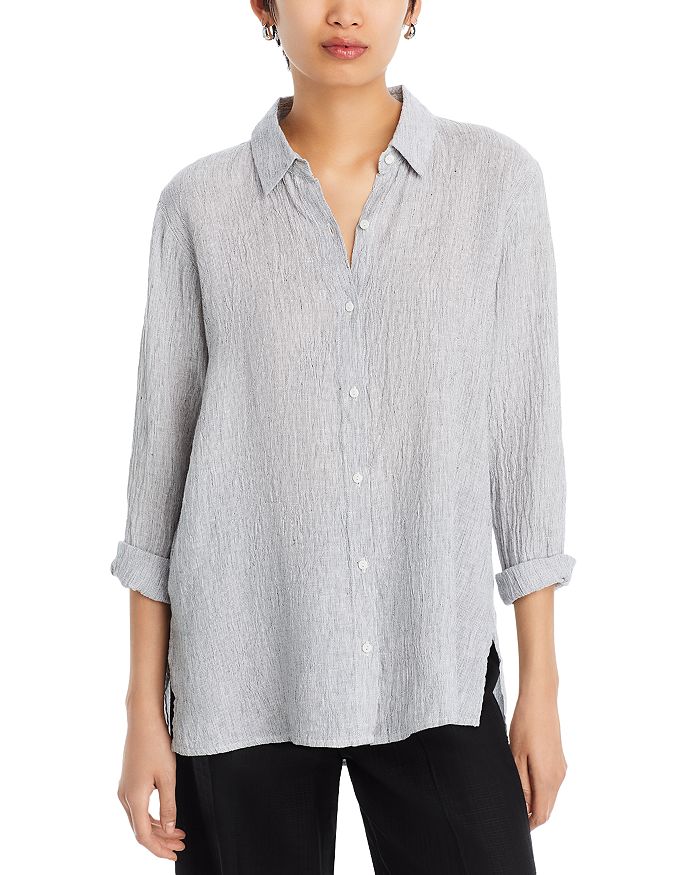 Linen Classic Collar Easy Shirt