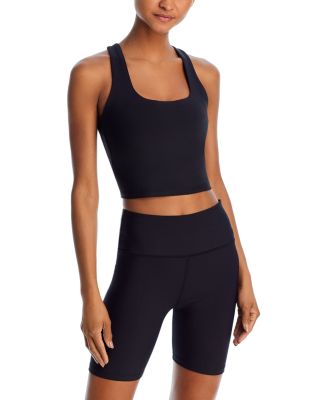 AQUA - Square Neck Longline Sports Bra - Exclusive