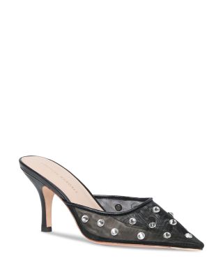 Loeffler Randall - Women's Embellished Mesh High Heel Pumps