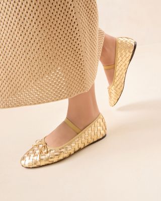 Women's Mary Jane Bow Ballet Flats