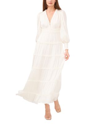 CeCe - Ruffle Trim Maxi Dress