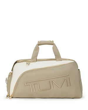 Shop Tumi Golf Duffel Bag In Off White/