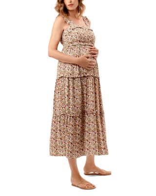 Emma Tiered Striped During &amp; After Dress