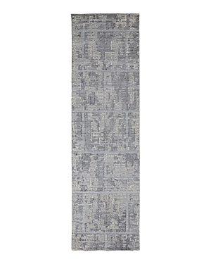Shop Feizy Elias Els6590f Runner Area Rug, 2'9 X 8' In Gray/ivory