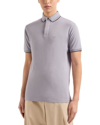 Emporio Armani - Mercerized Cotton Tipped Polo Shirt