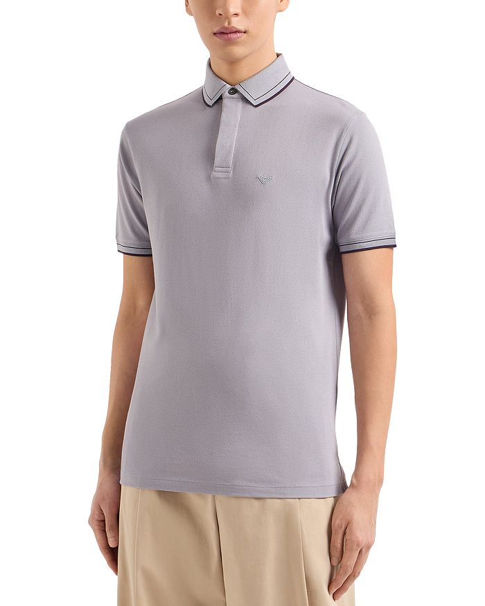 Mercerized Cotton Tipped Polo Shirt
